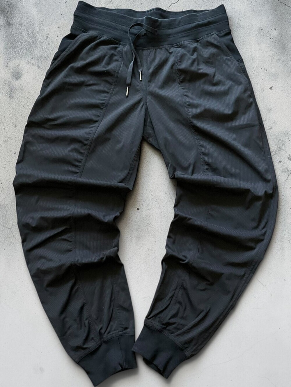 Lululemon Dance Studio Pants Size 8 Midrise Joggers Black Athleisure Sporty